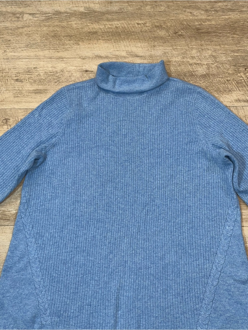 Lands End Women’s 100% Cashmere Turtleneck Sweater Size 2X (20W-22W) - Picture 2 of 6